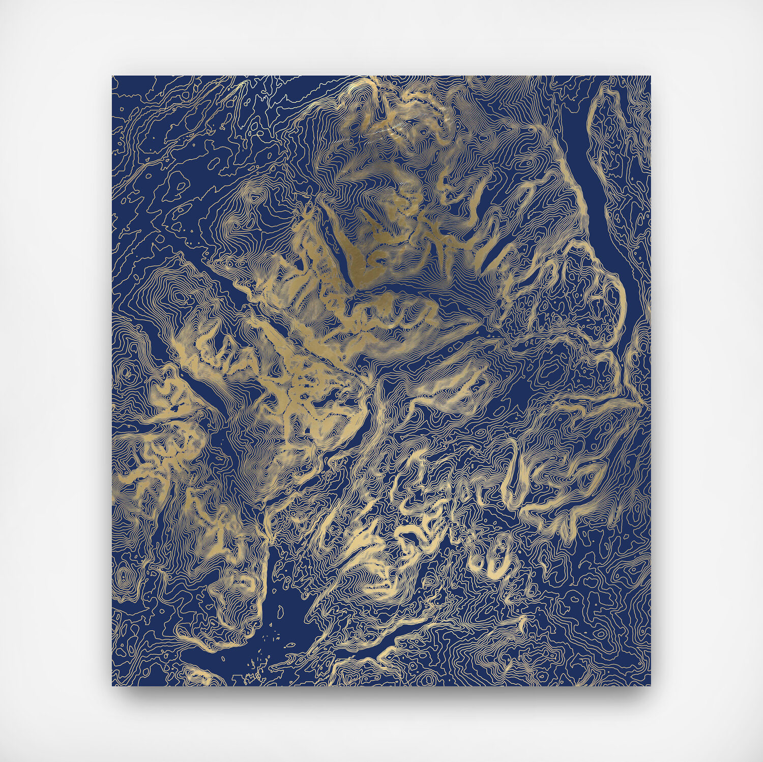 Ewan David Eason, Contour Curve Snowdonia, 2019