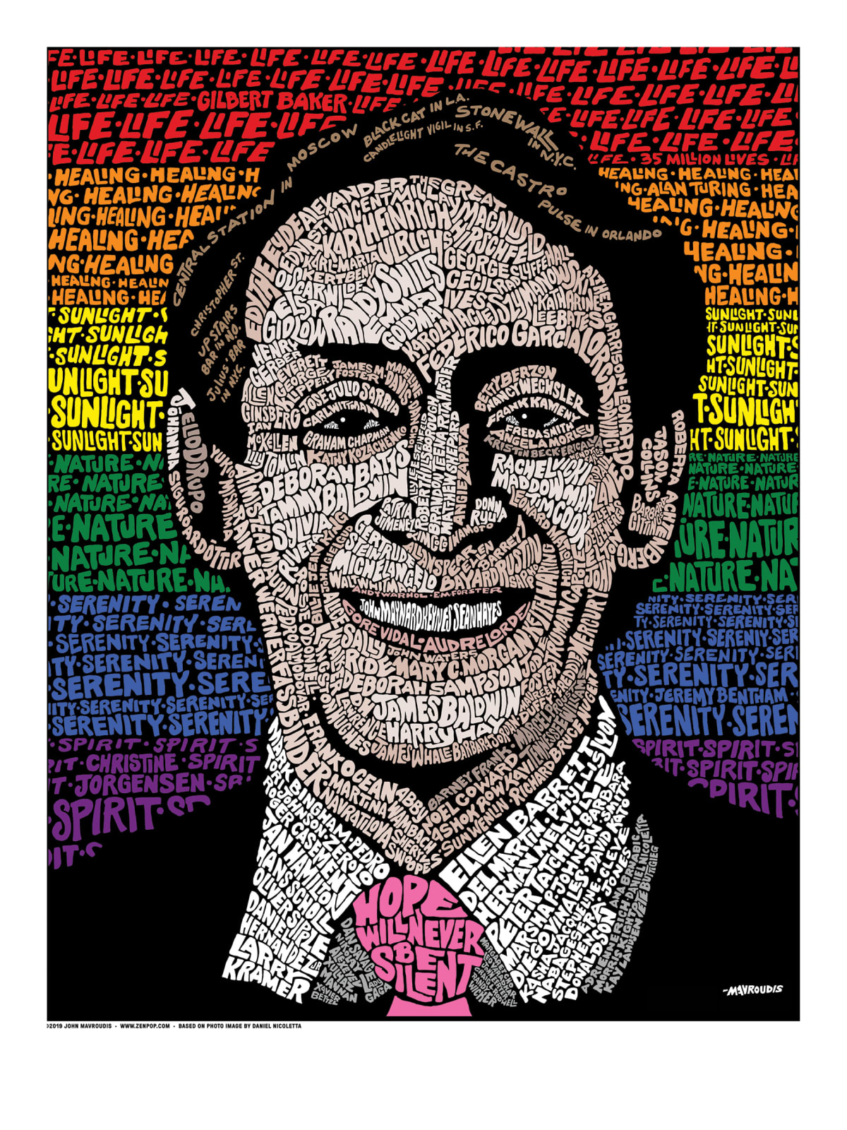 John Mavroudis, Harvey Milk, Hope Will Never Be Silent, 2019