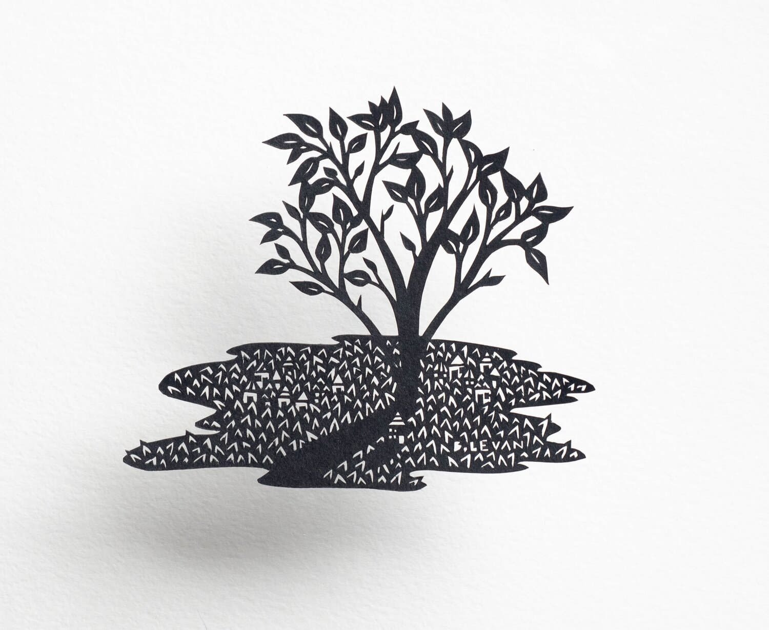 Bianca Levan, Tiny Town: Under the Strength of this Tree, 2020