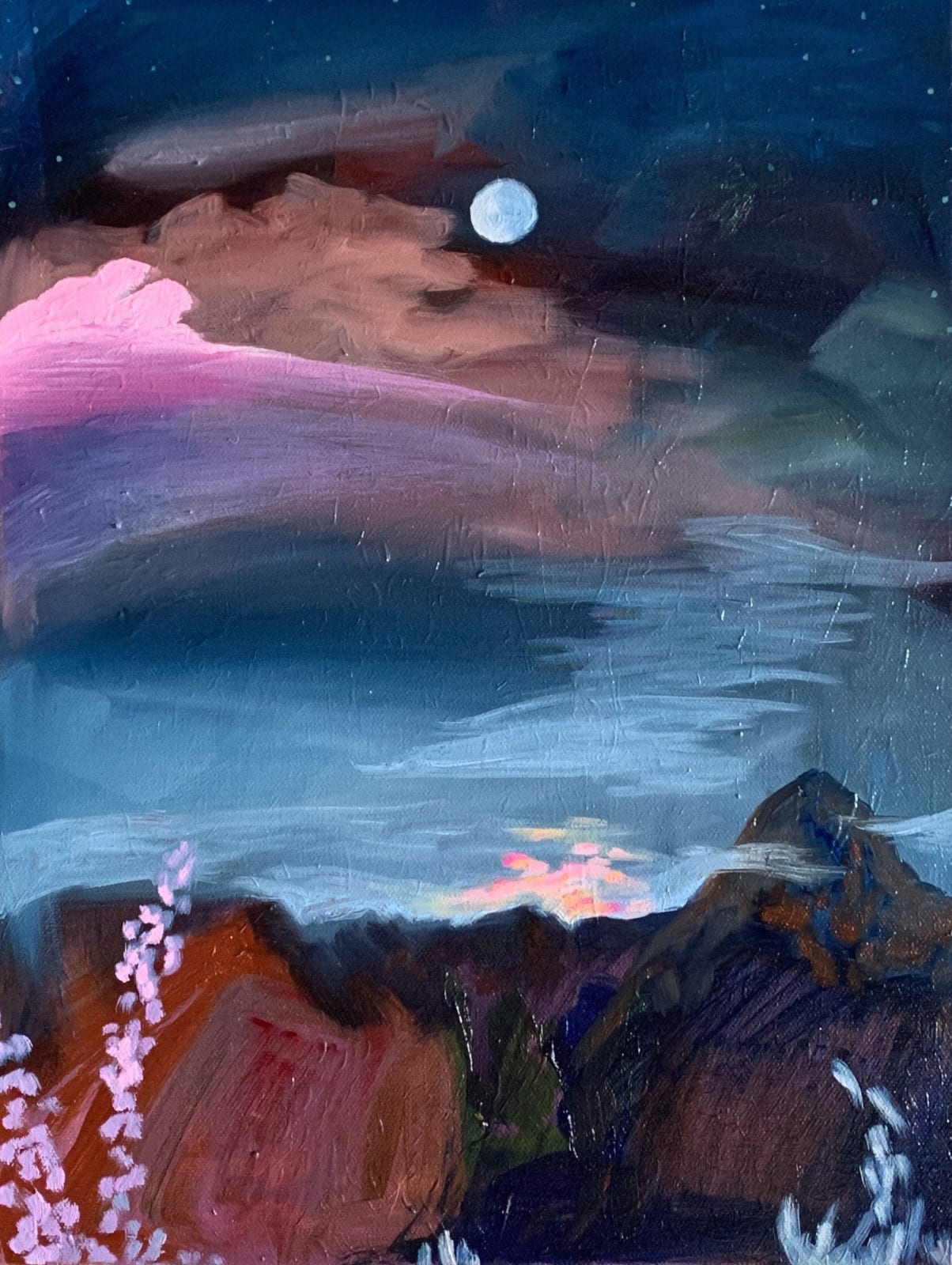 Adele Gilani, Man on the Moon, 2020