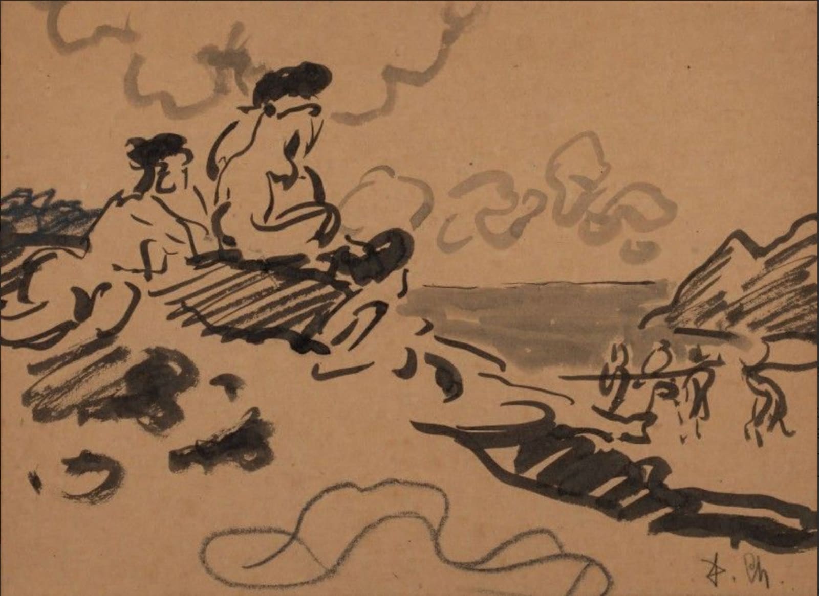 Pierre Chapuis, Women on the shore