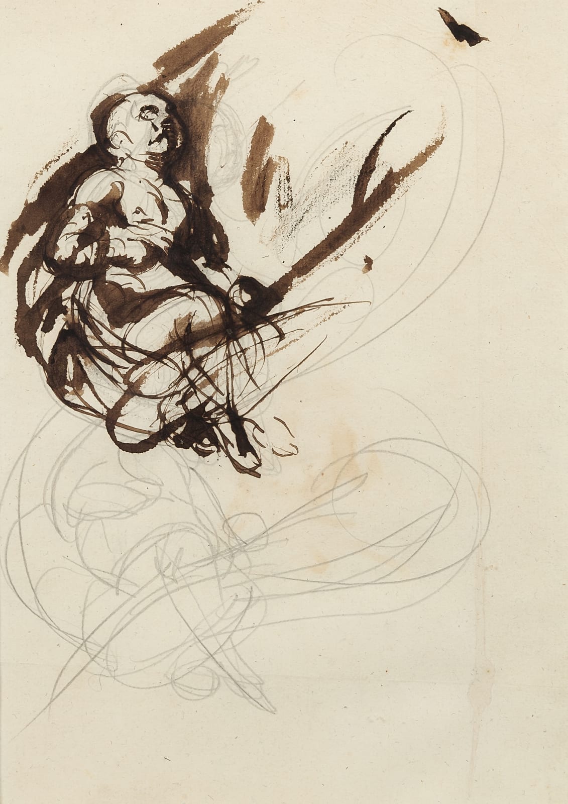George Romney, Study of a Child Looking Up