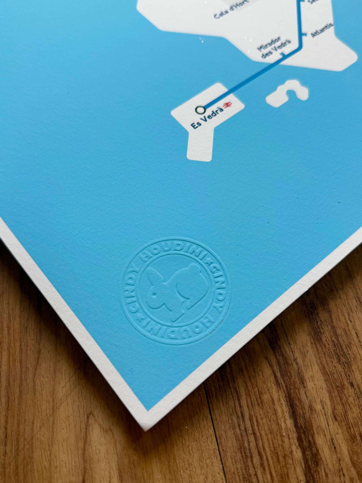 Cindy Houdini, The Ibiza Tube Map (Third Edition, Small), 2025