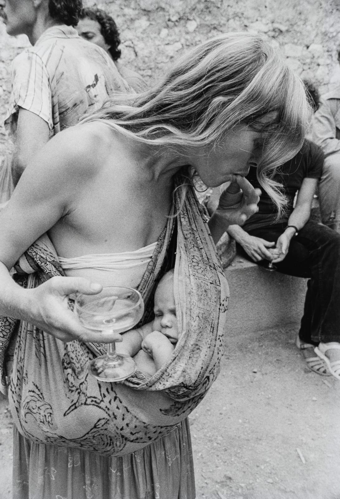 Oriol Maspons, Jan and Baby Zoltan, Ibiza, 1978