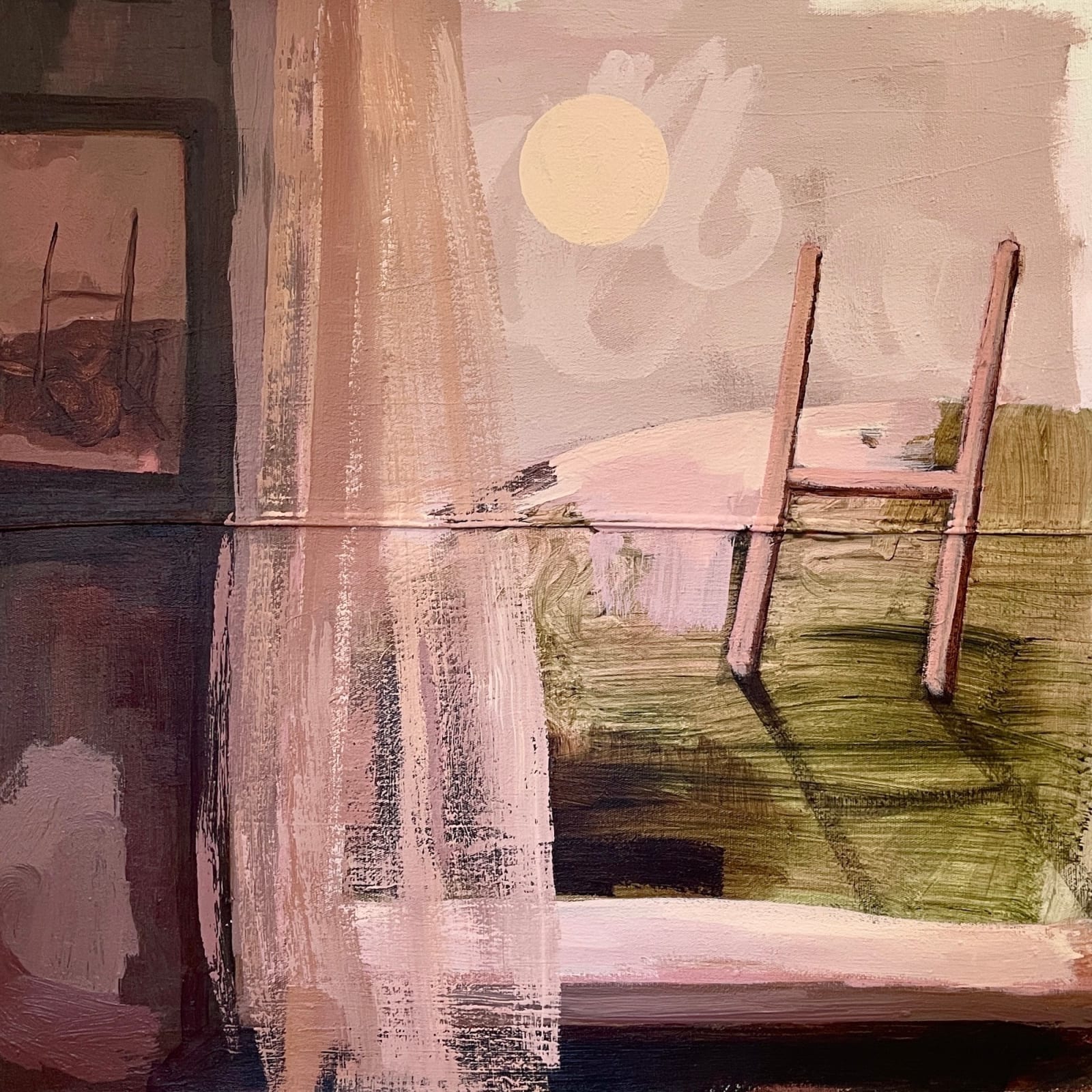 Christina Pataialii, Midpoint (From the London paintings series), 2022