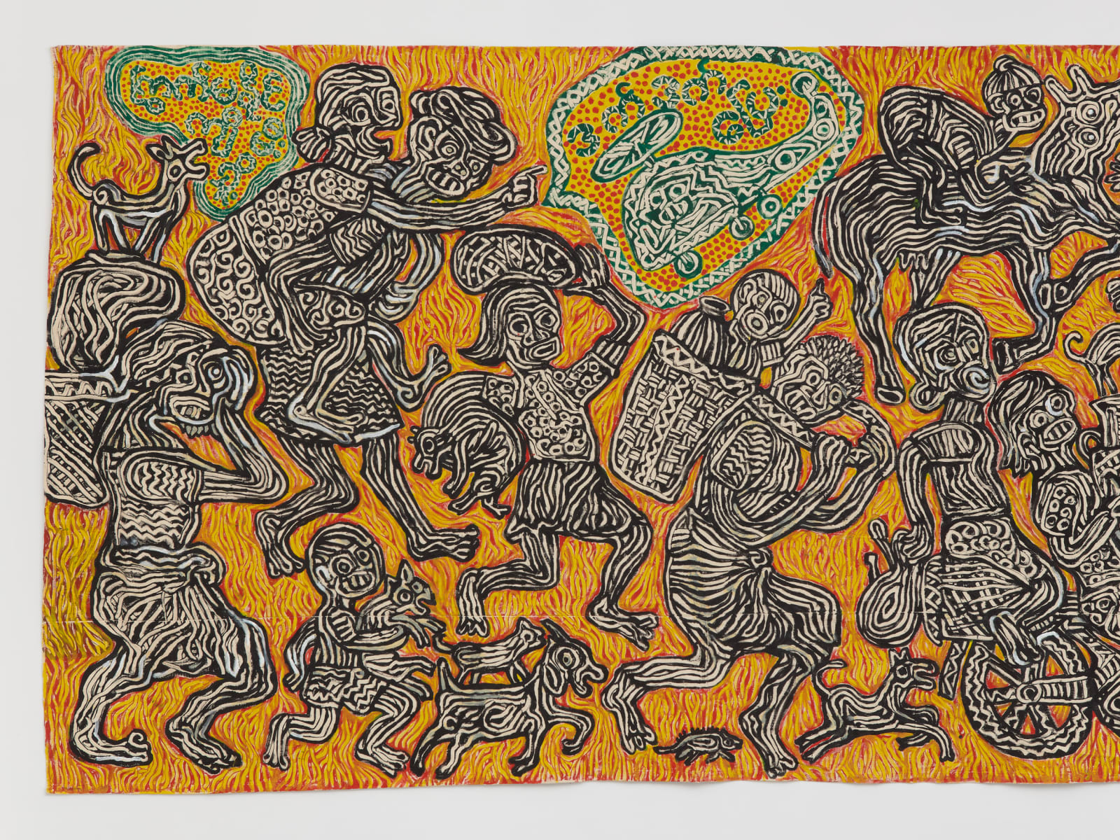 Htein Lin, Fiery Hell (Barn Burning), 2025