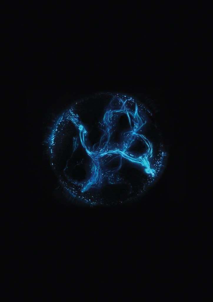 Iyvone Khoo, Blue Nocturne, Millions of Photons 1, 2016