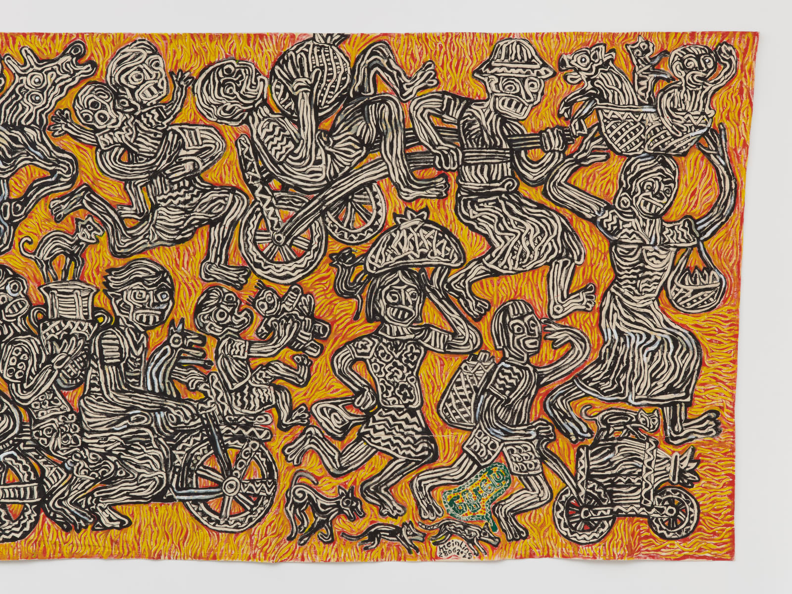 Htein Lin, Fiery Hell (Barn Burning), 2025