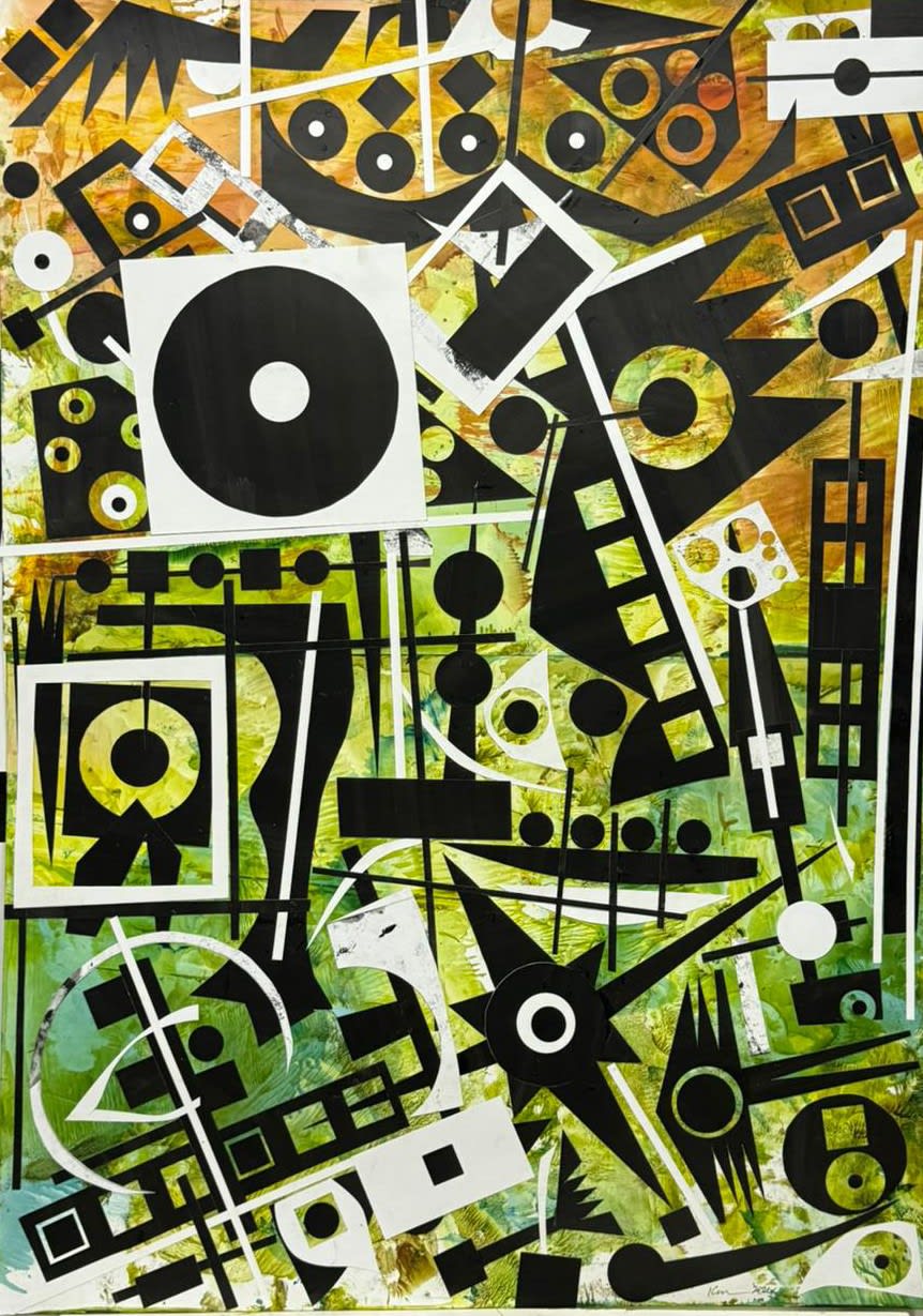 Khalid Al Banna, Geometric Compositions 4, 2024