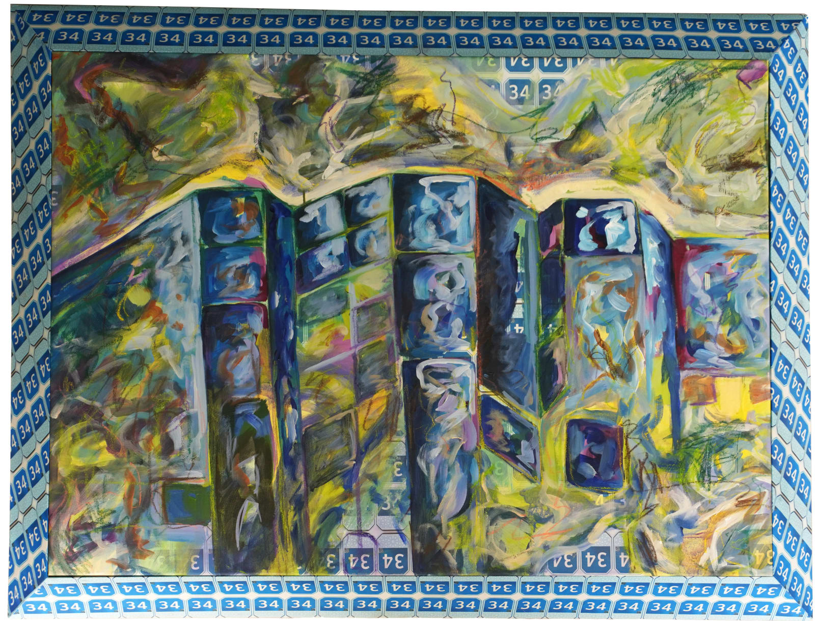 Shama Al Hamed, I Jump to Dream, Through Open Doors, 2024