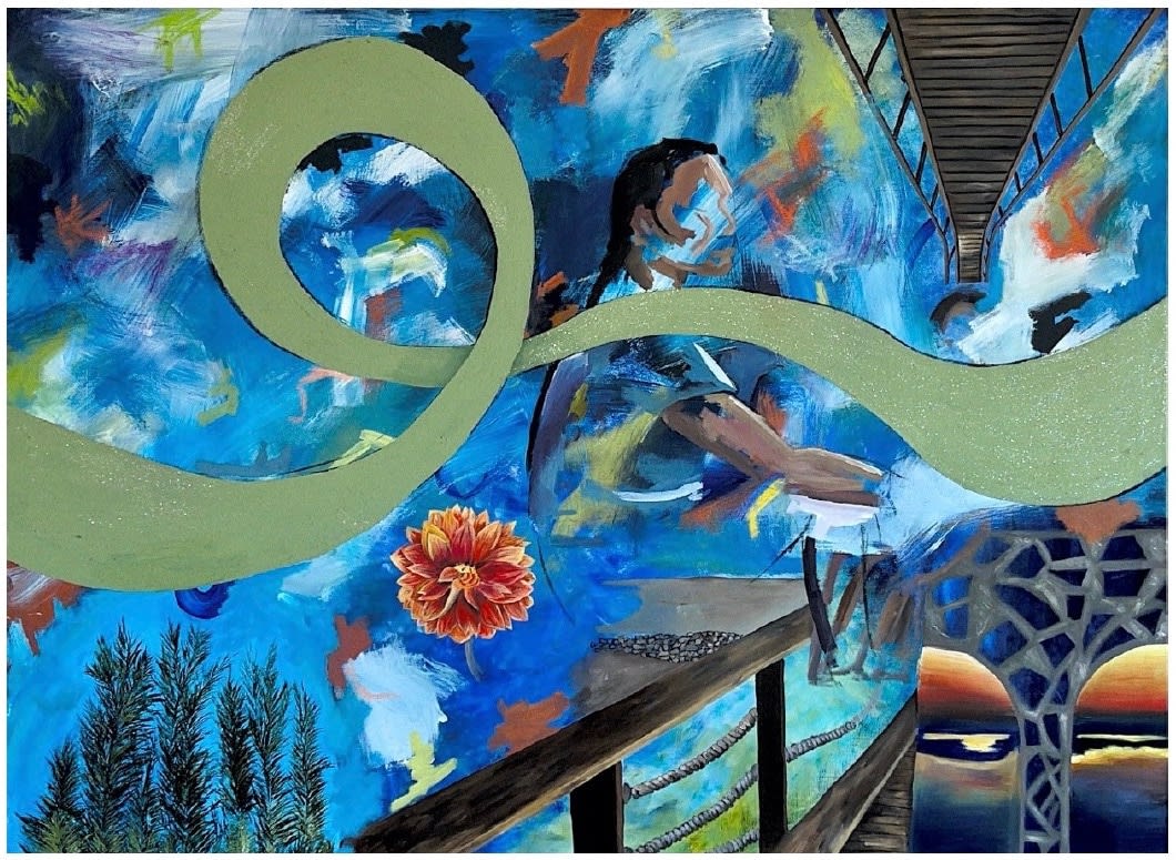 Shama Al Hamed, Something Out of the Blue, 2020