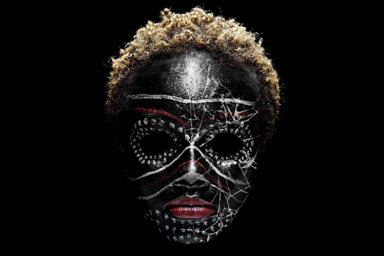 Teddy Mitchener, Makishi mask (series Disappearing Africa), 2018