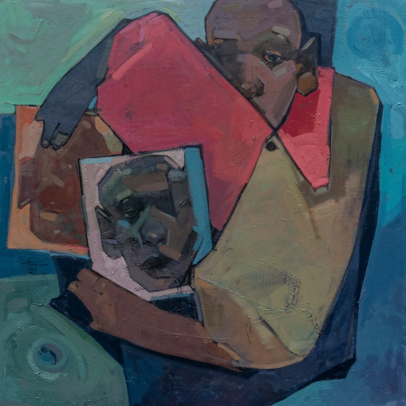 Ashenafe Mestika, Entangled Realities 05, 2022