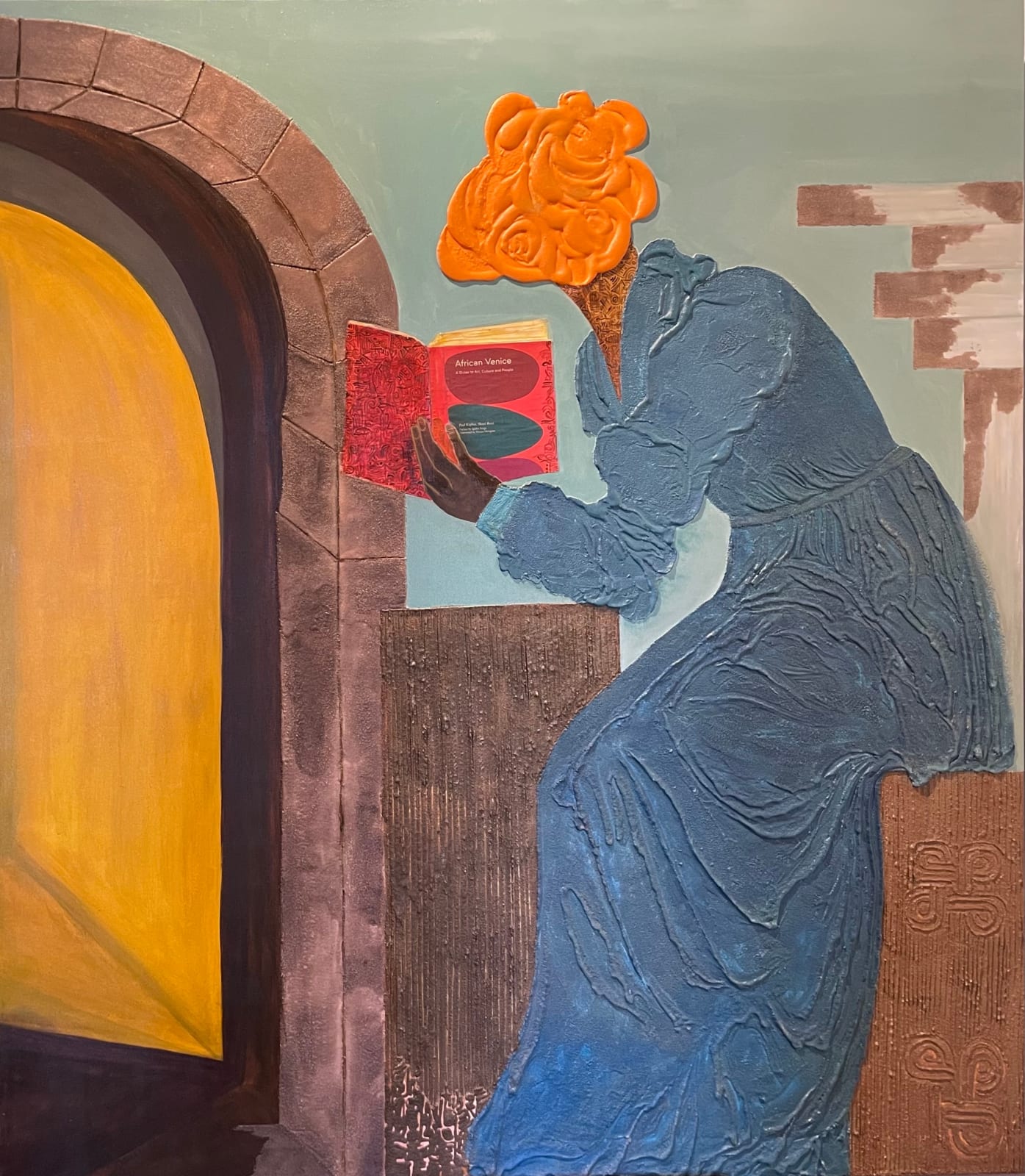 Osaru Obaseki, Myth of the Cave: Seeking II, 2024