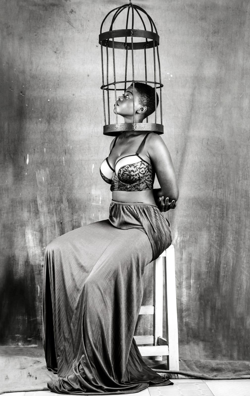 Margaret Ngigi, Caged II, 2018