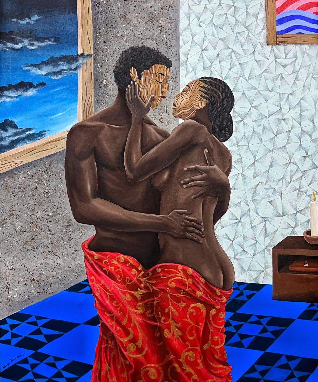 Adeniyi Damilola, In the Quiet of Us (Sacred Embrace), 2023