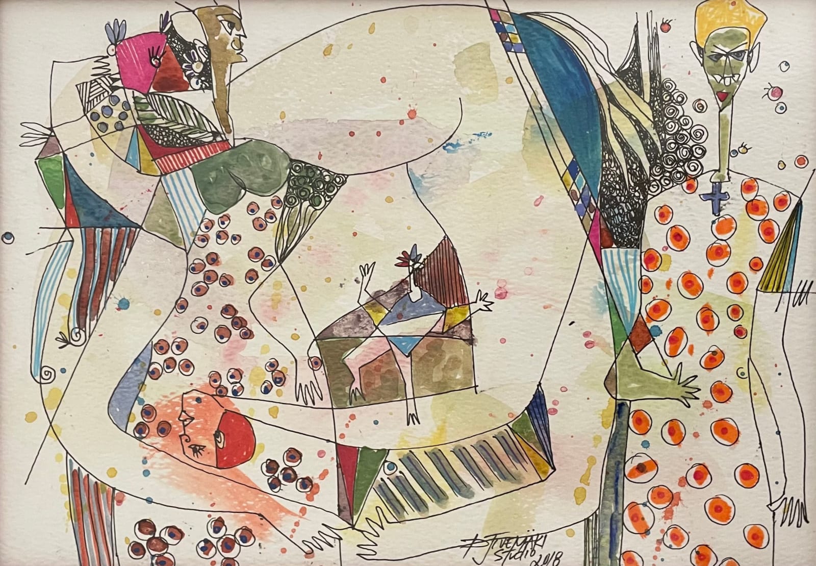 Samuel Djive, The risk of life for love, 2018