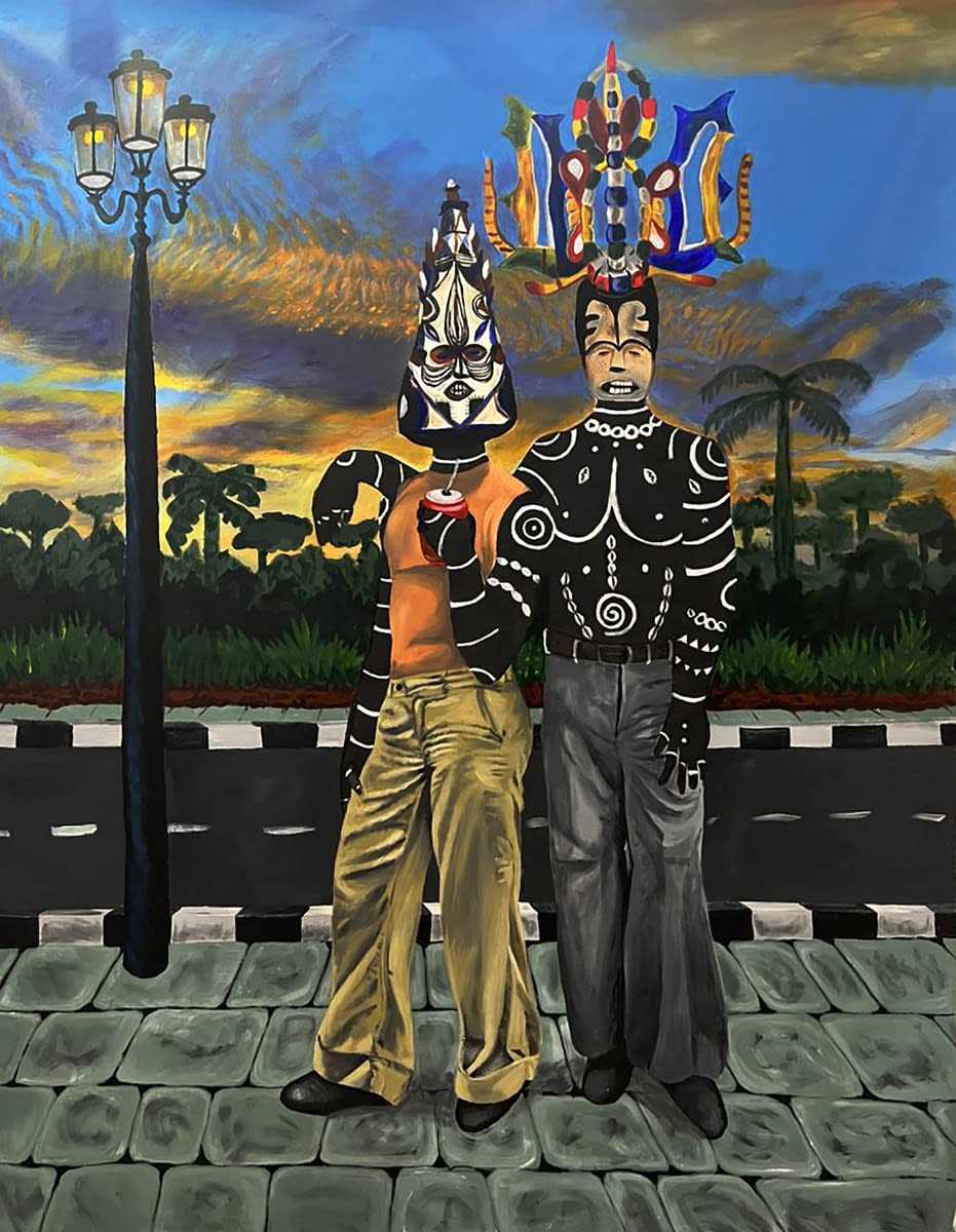 Kelechi Charles Nwaneri, Evening Stroll, 2022