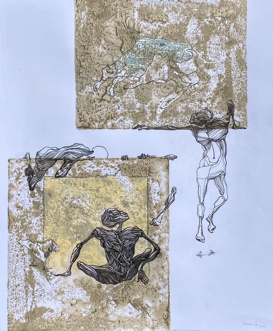 Maina Boniface, The Digital Wallstreet II, 2022