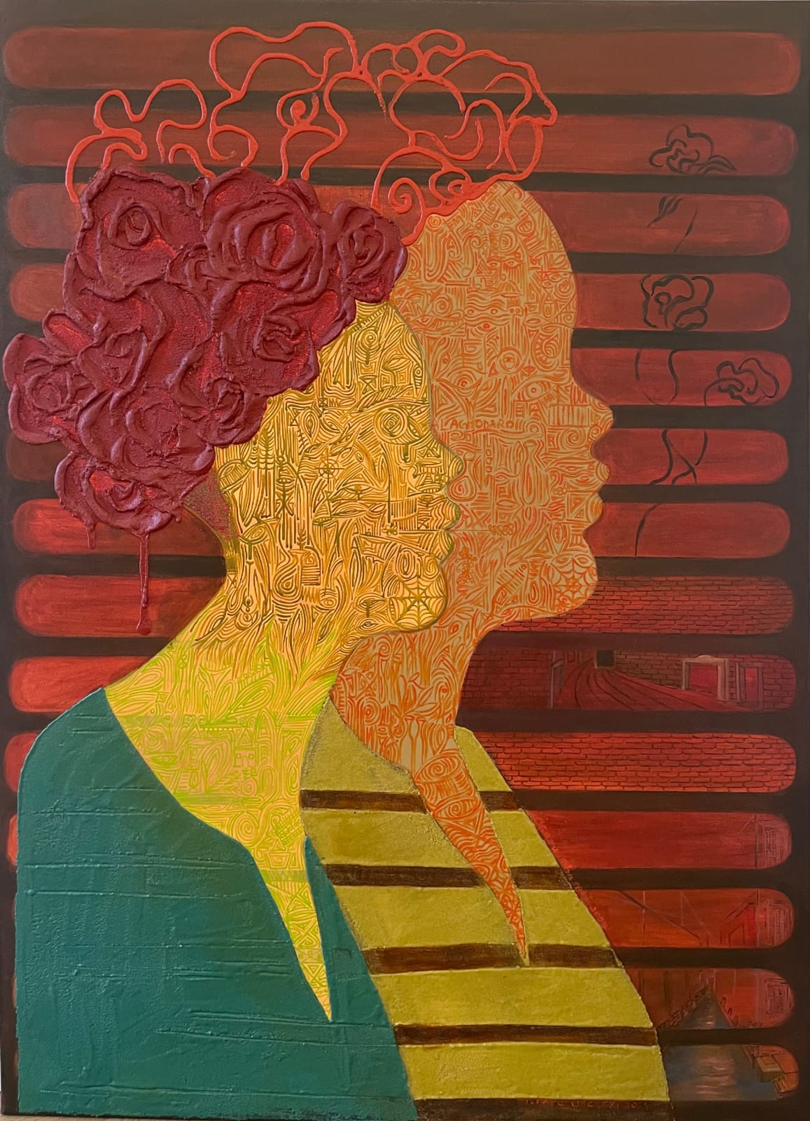 Osaru Obaseki, Shared Reflections, 2024