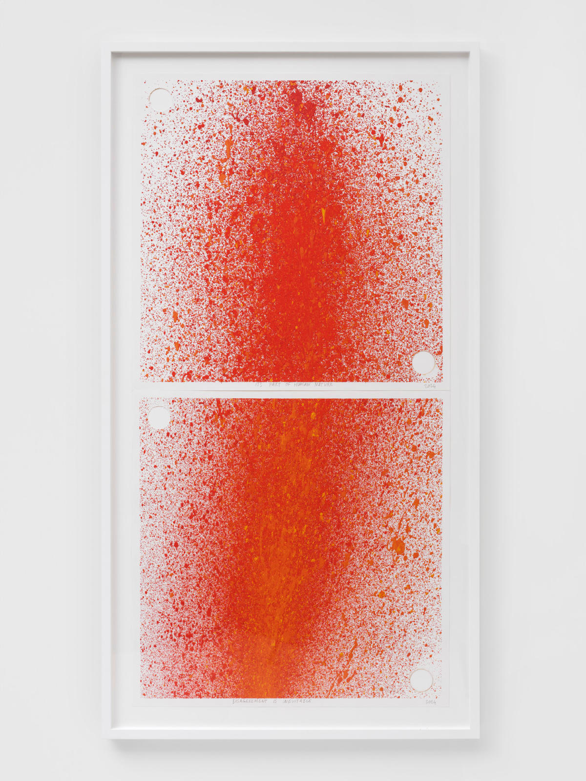 James Capper, IT'S PART OF HUMAN NATURE + DISAGREMEENT IS INEVITABLE, 2024