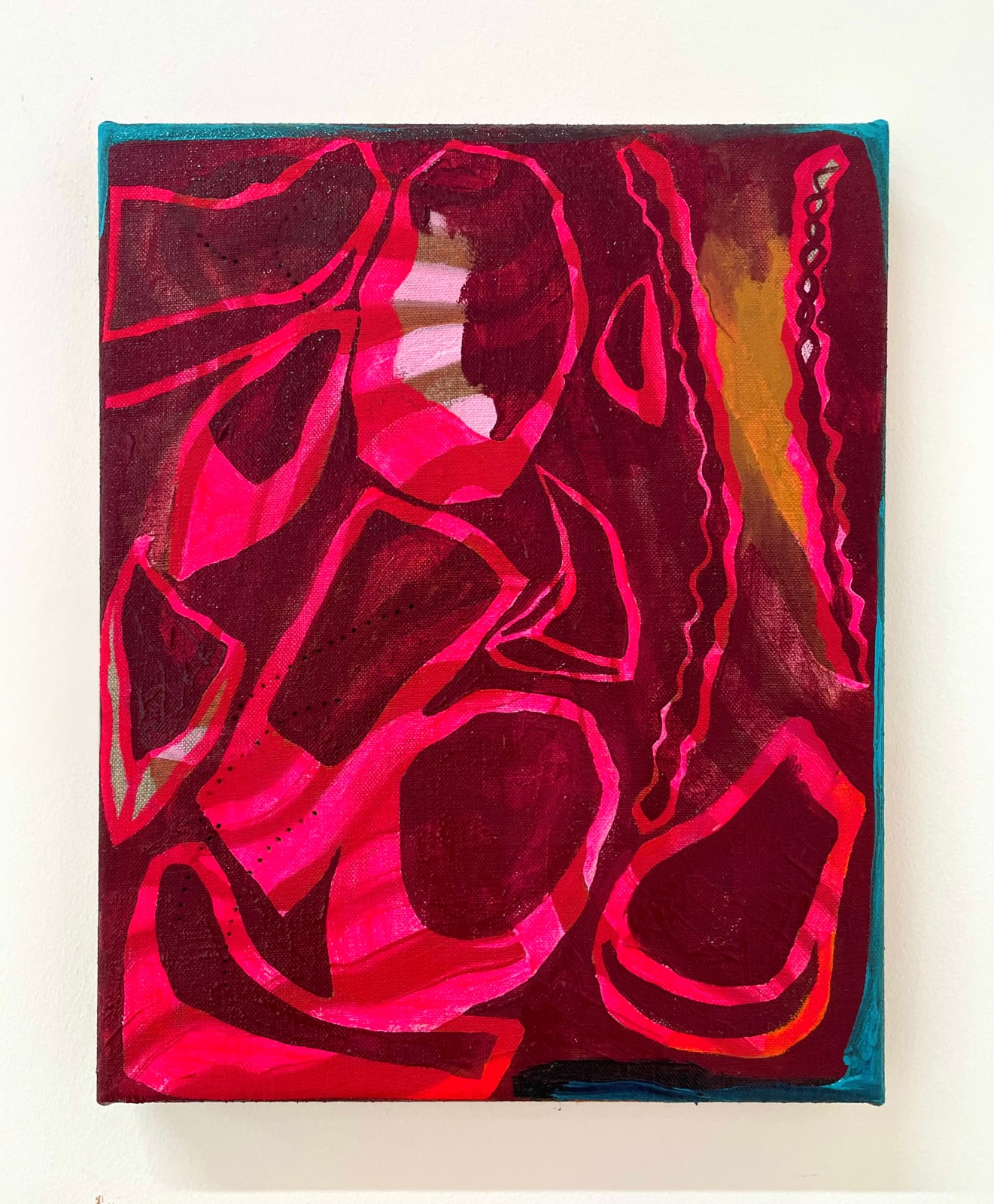 Lindsay Mapes, Burgundy kind of night, 2023