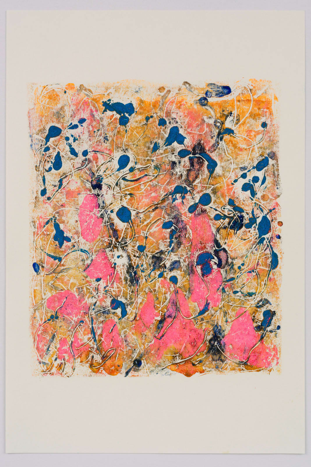 Rebecca Meanley, Untitled (orange-pink), 2022