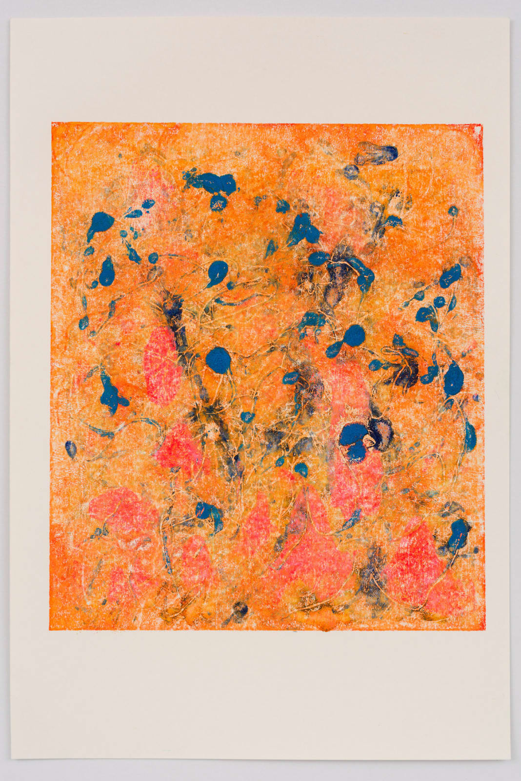 Rebecca Meanley, Untitled (orange-blue-pink), 2022