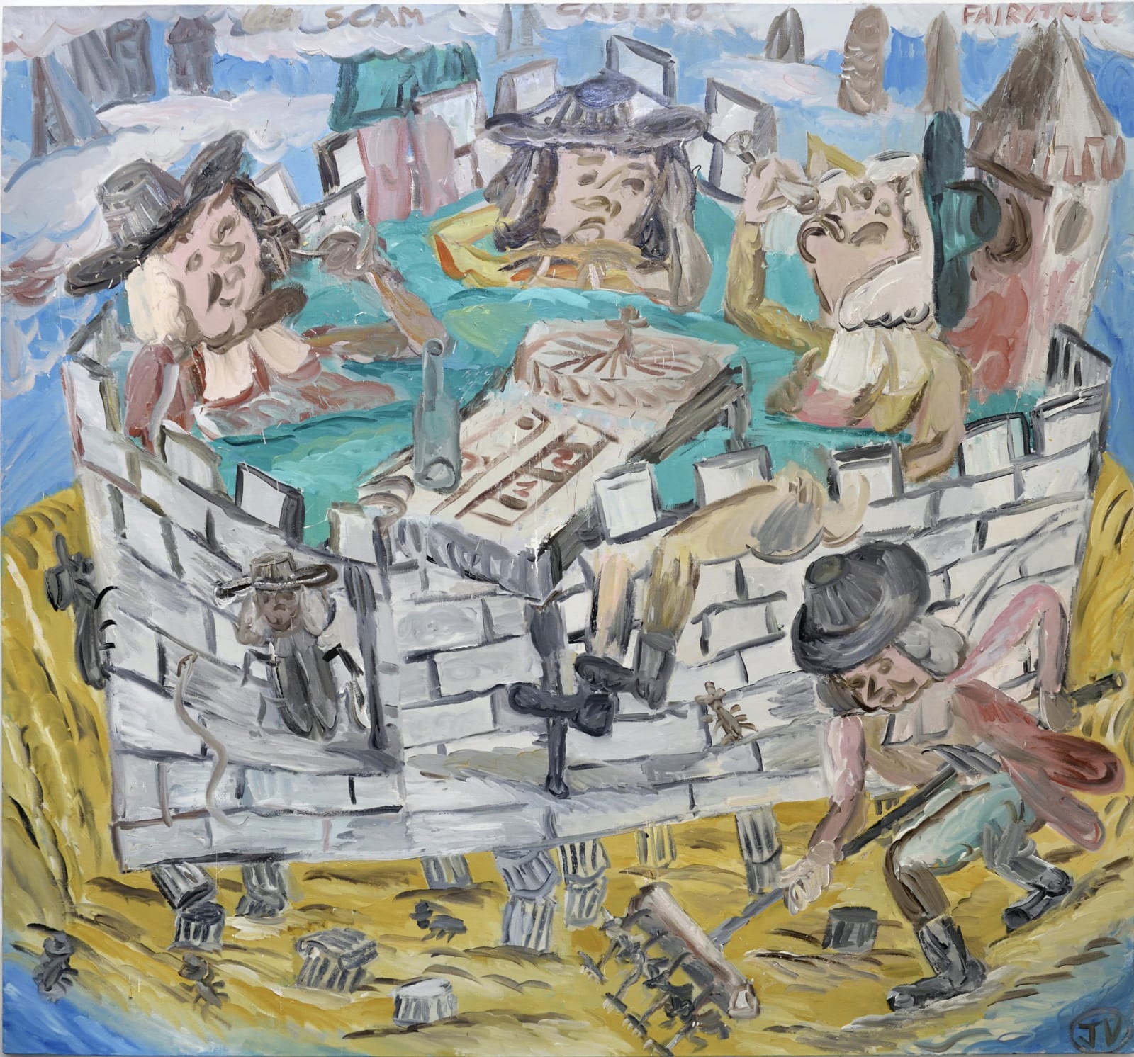 Jaime Valtierra, 'The Castle (Scam Casino Fairytale)', 2017