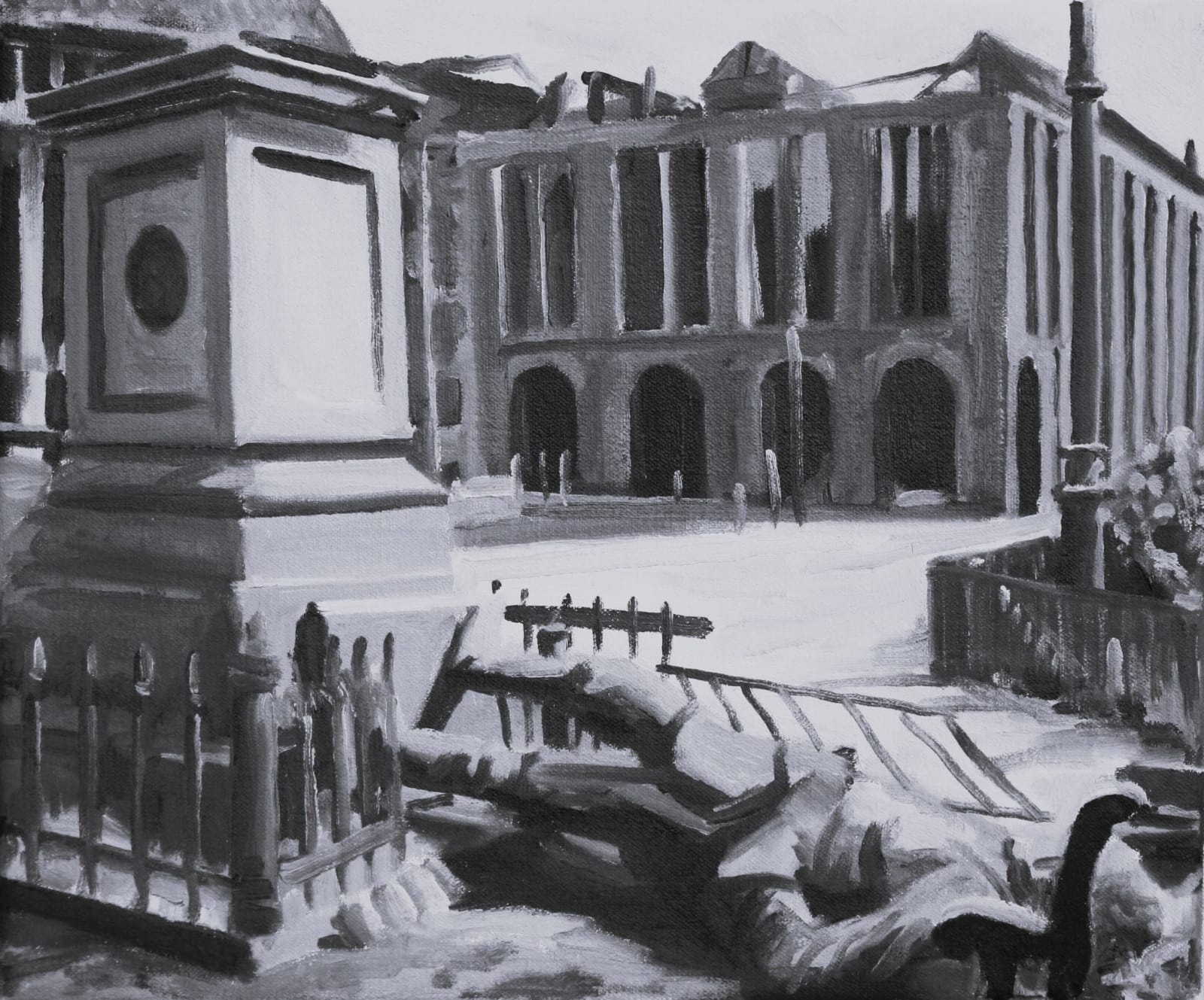 Alexander Adams, Fallen Statue, Berlin, 1949, 1st April 1997