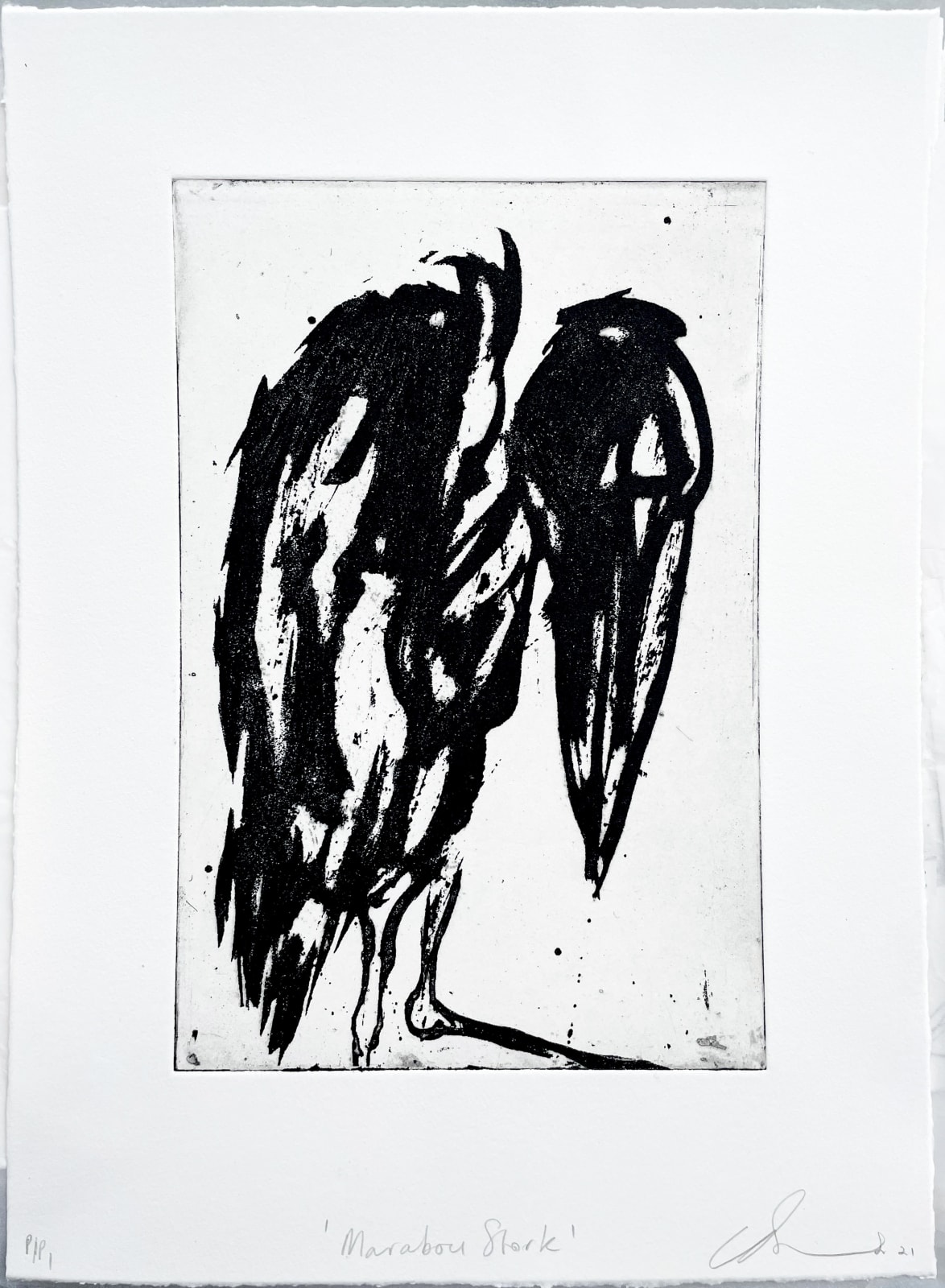 Chris Burns, Marabou Stork, 2021