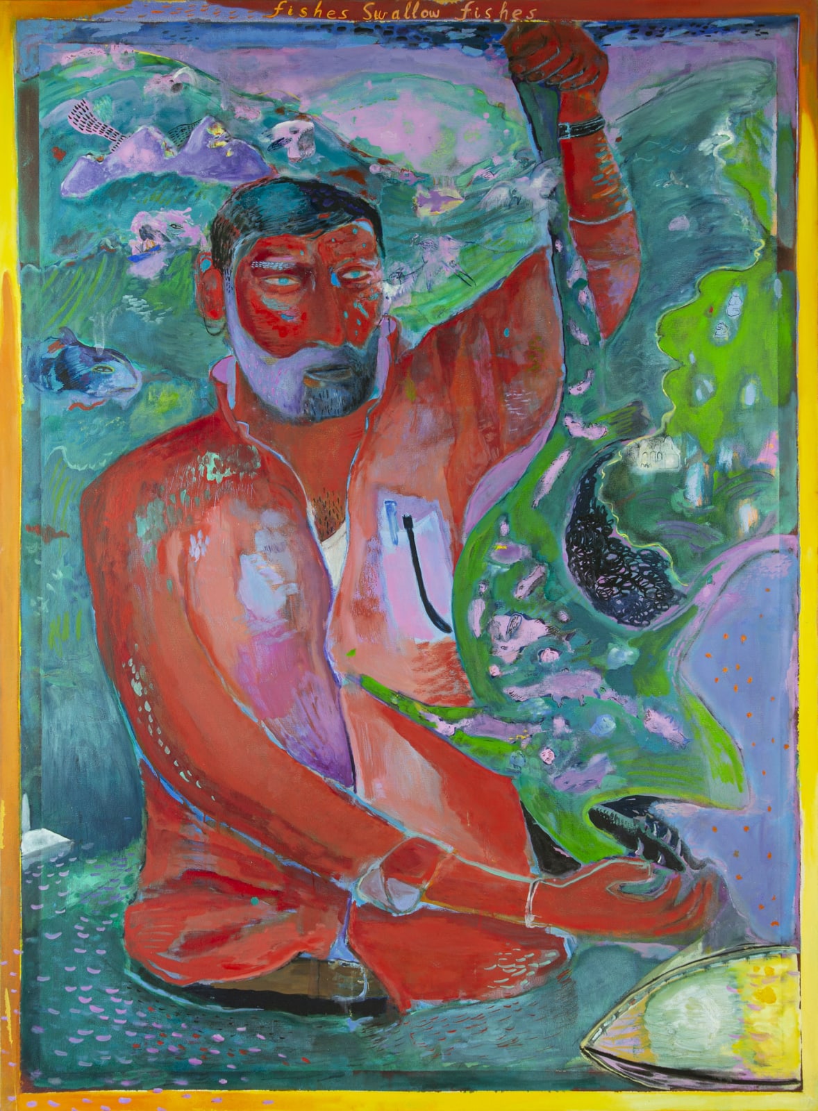 Oliver Dorrell, 'Fishes Swallow Fishes', 2020