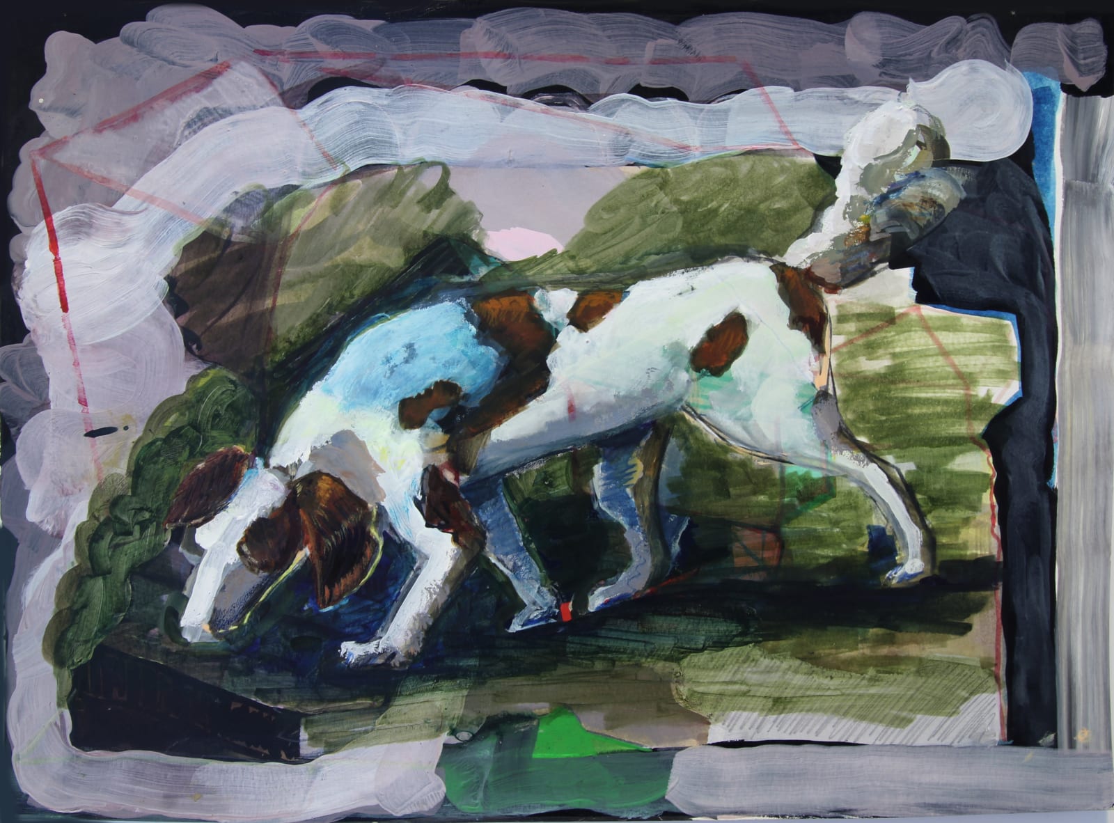 Paul Newman, 'Blue Dog', 2020