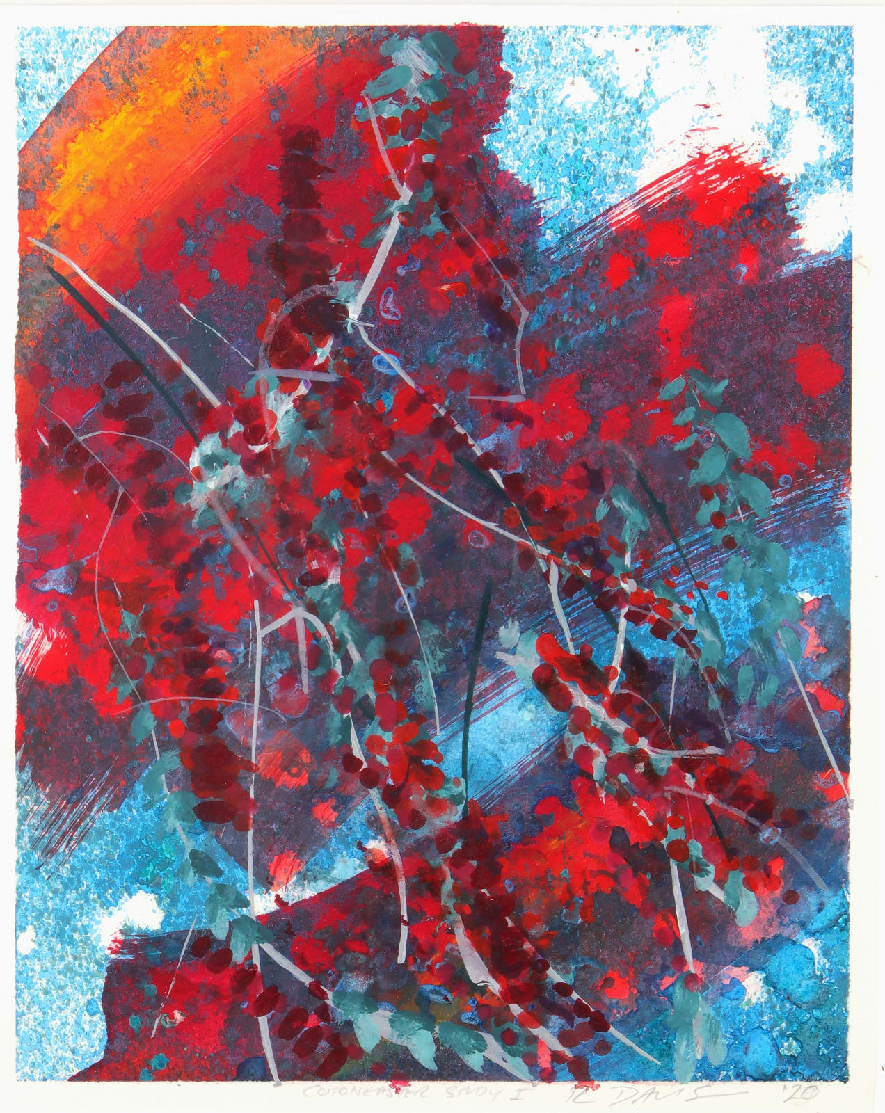 Bob Davison, Cotoneaster Study II , 2020
