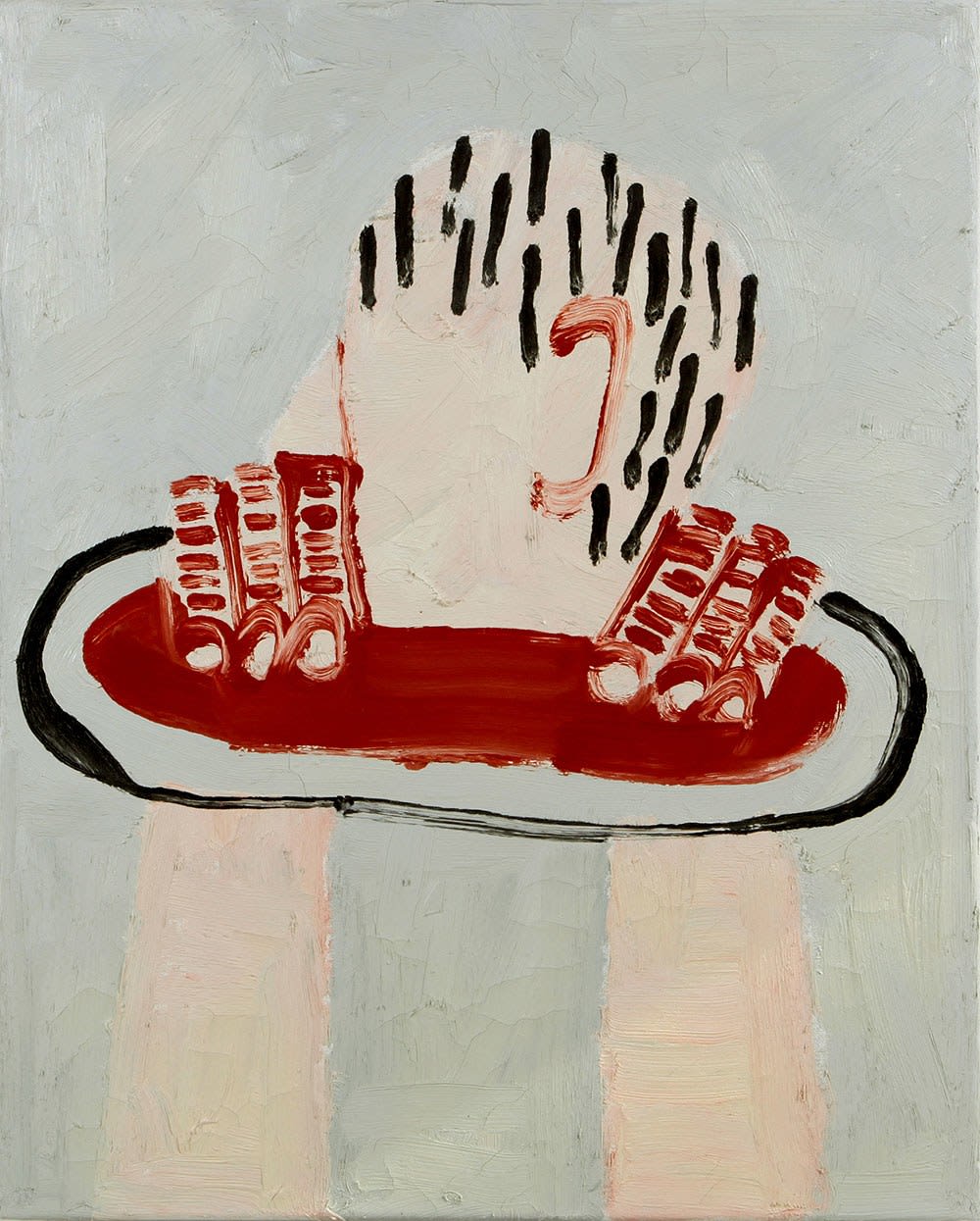 Enzo Marra, Head on Platter II, 2019