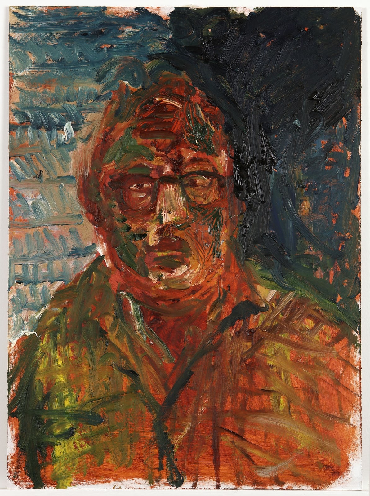 Zebedee Jones, 'Red self-portrait', 2019