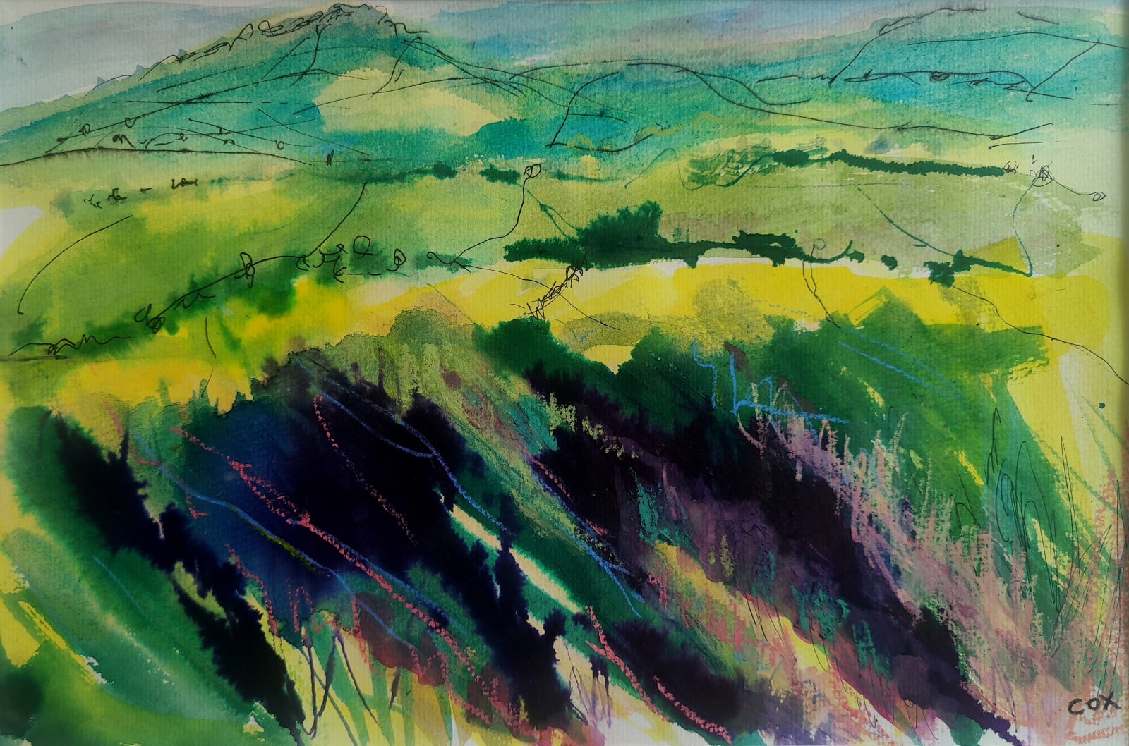 Deborah Cox, Powys, Wales