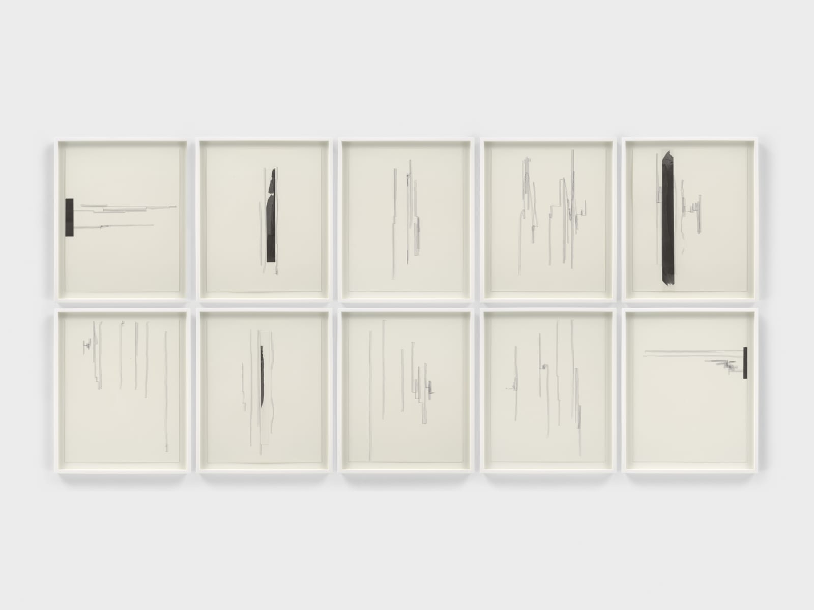 Jennie C. Jones, Graphite Score, 2021