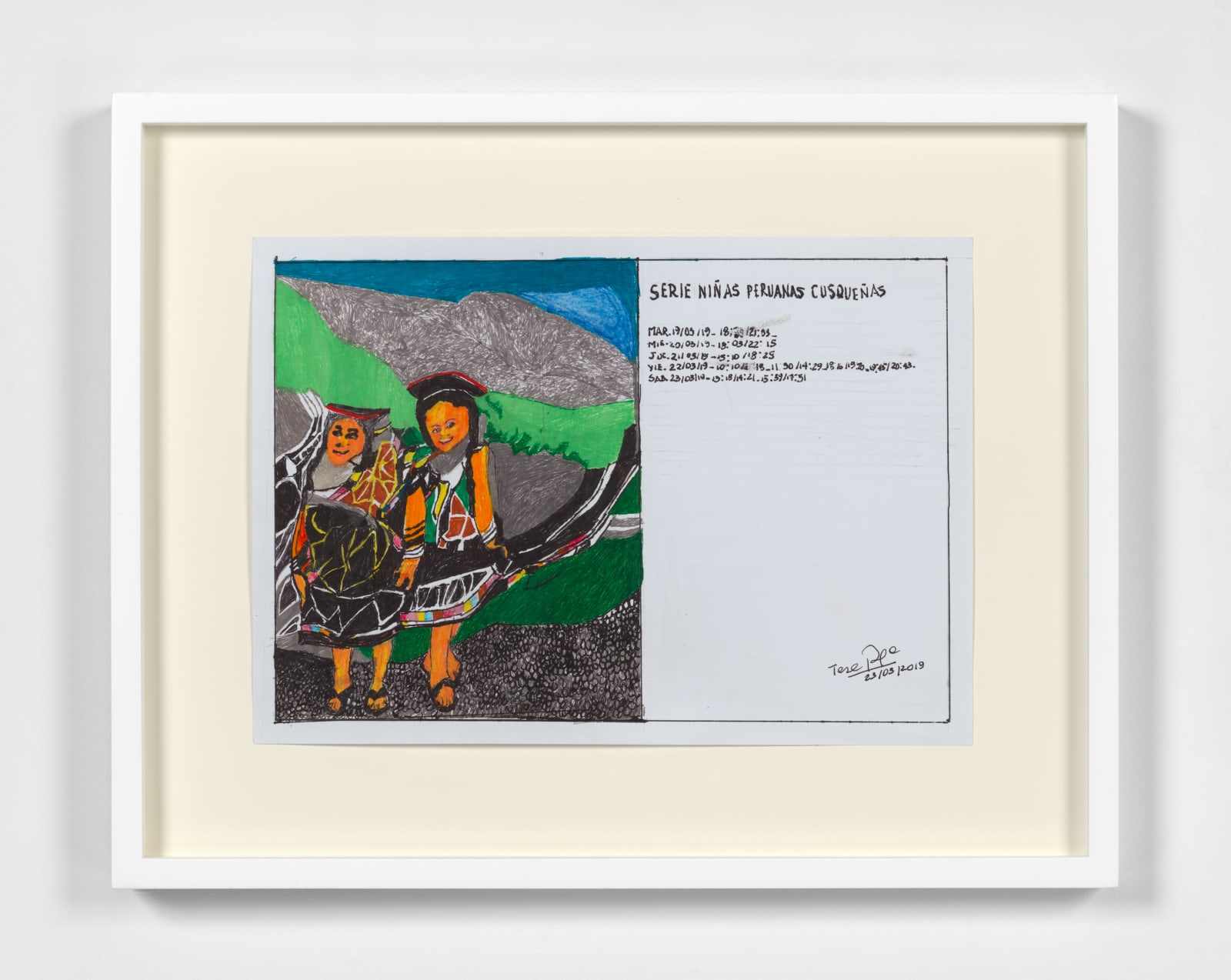 Teresa Burga, 23 / Marzo / 2019, 2019