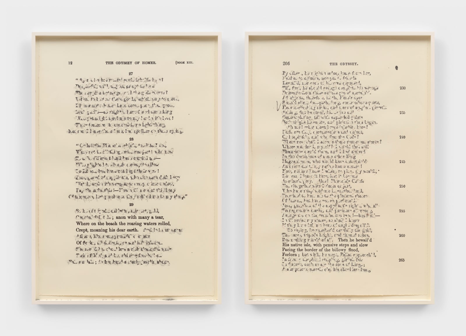 Bethany Collins, The Odyssey: 1862 / 1837, 2024