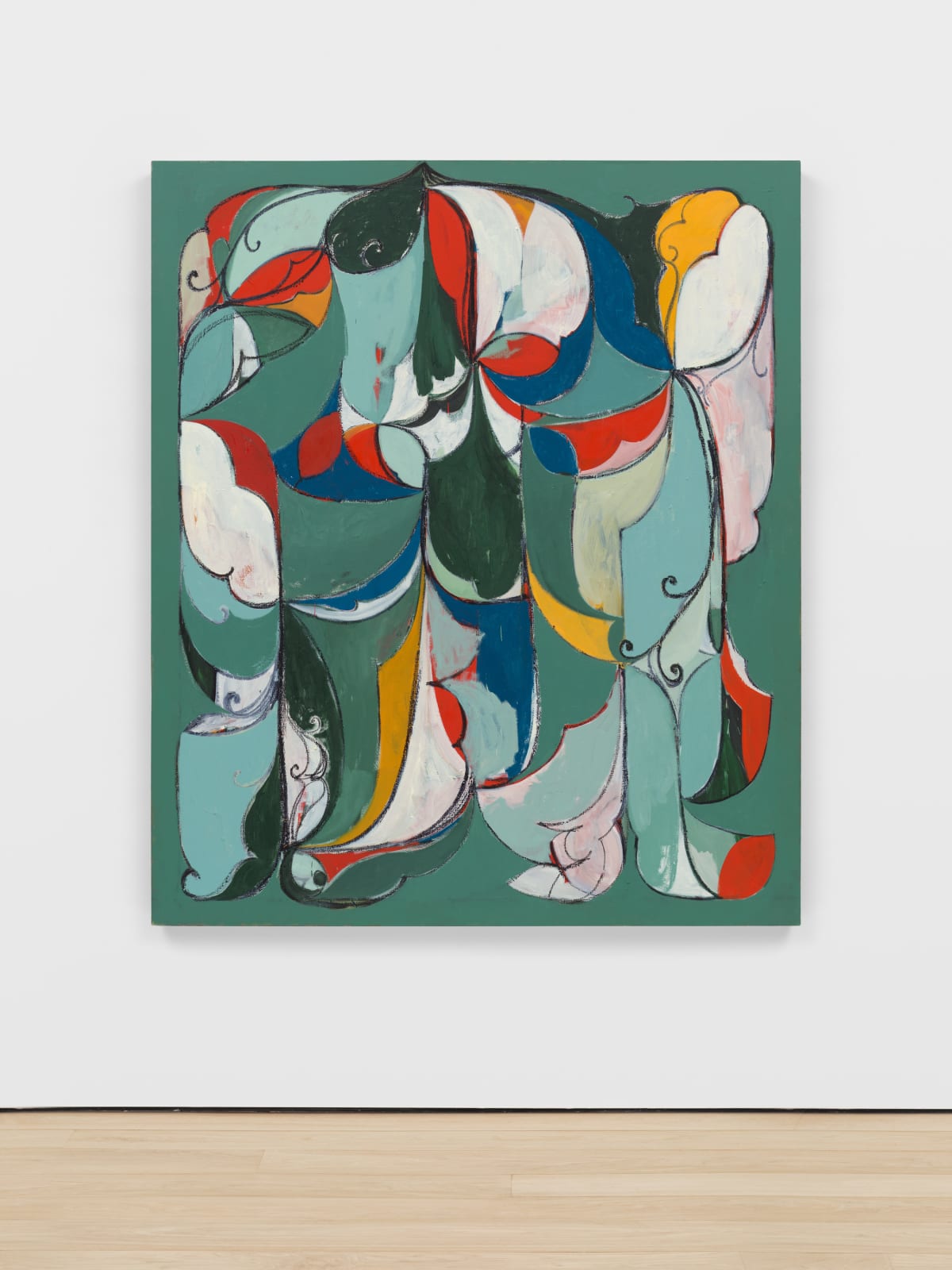 Kamrooz Aram, Untitled (Arabesque Composition), 2022-2023