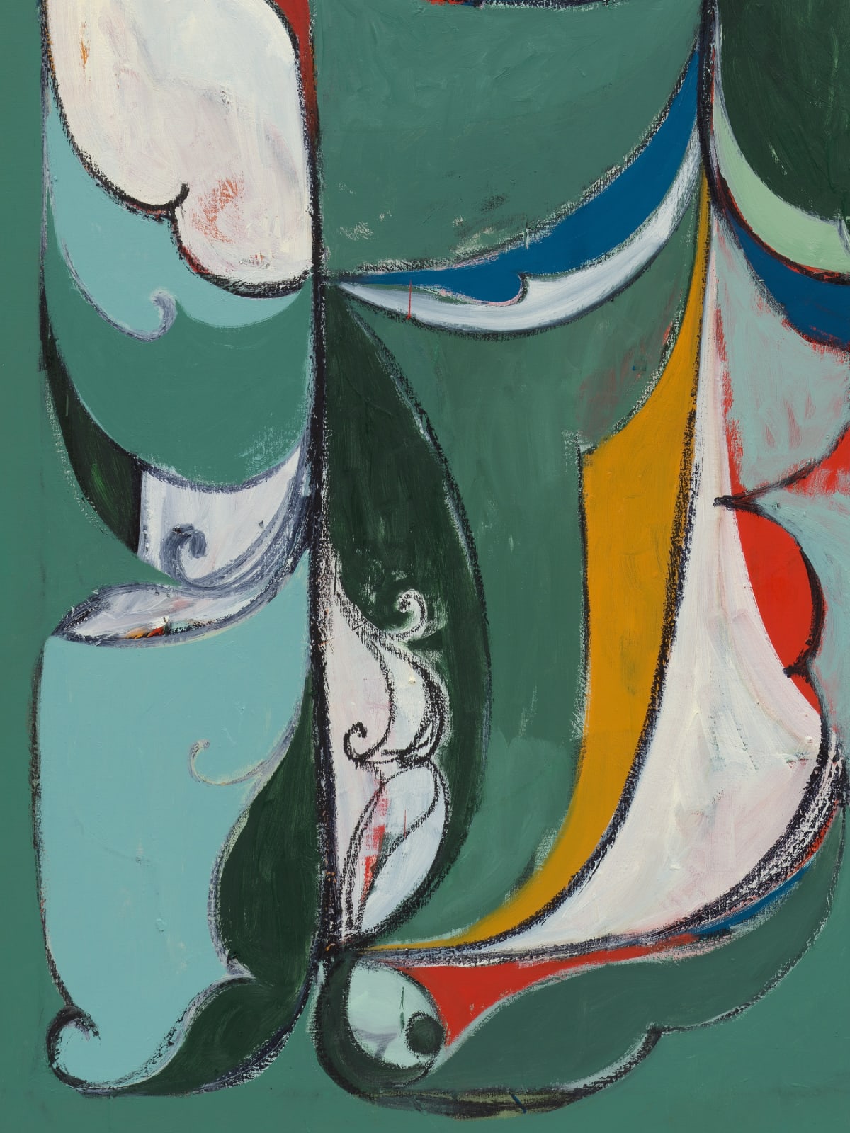 Kamrooz Aram, Untitled (Arabesque Composition), 2022-2023