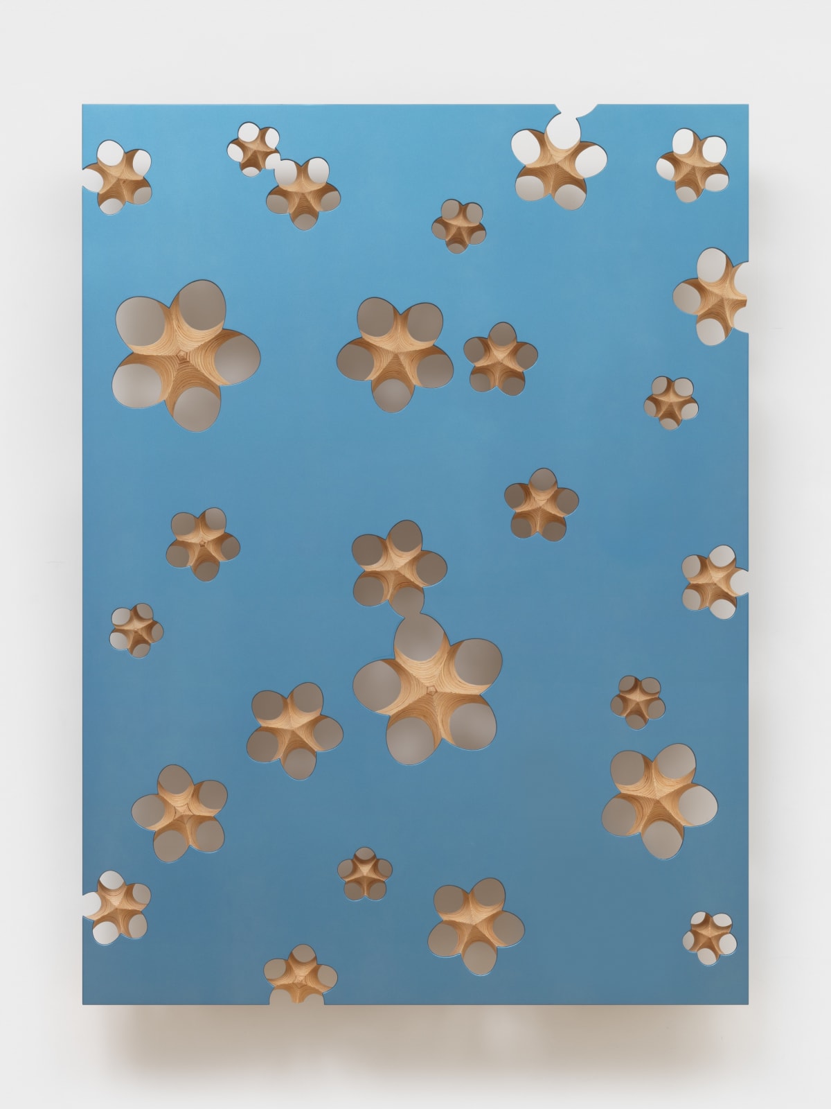 Donald Moffett, Lot 022025 (nature cult, blue), 2025