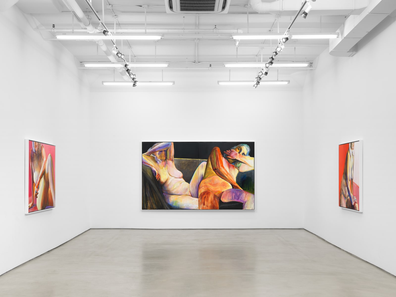 Joan Semmel, Couch Diptych, 2019