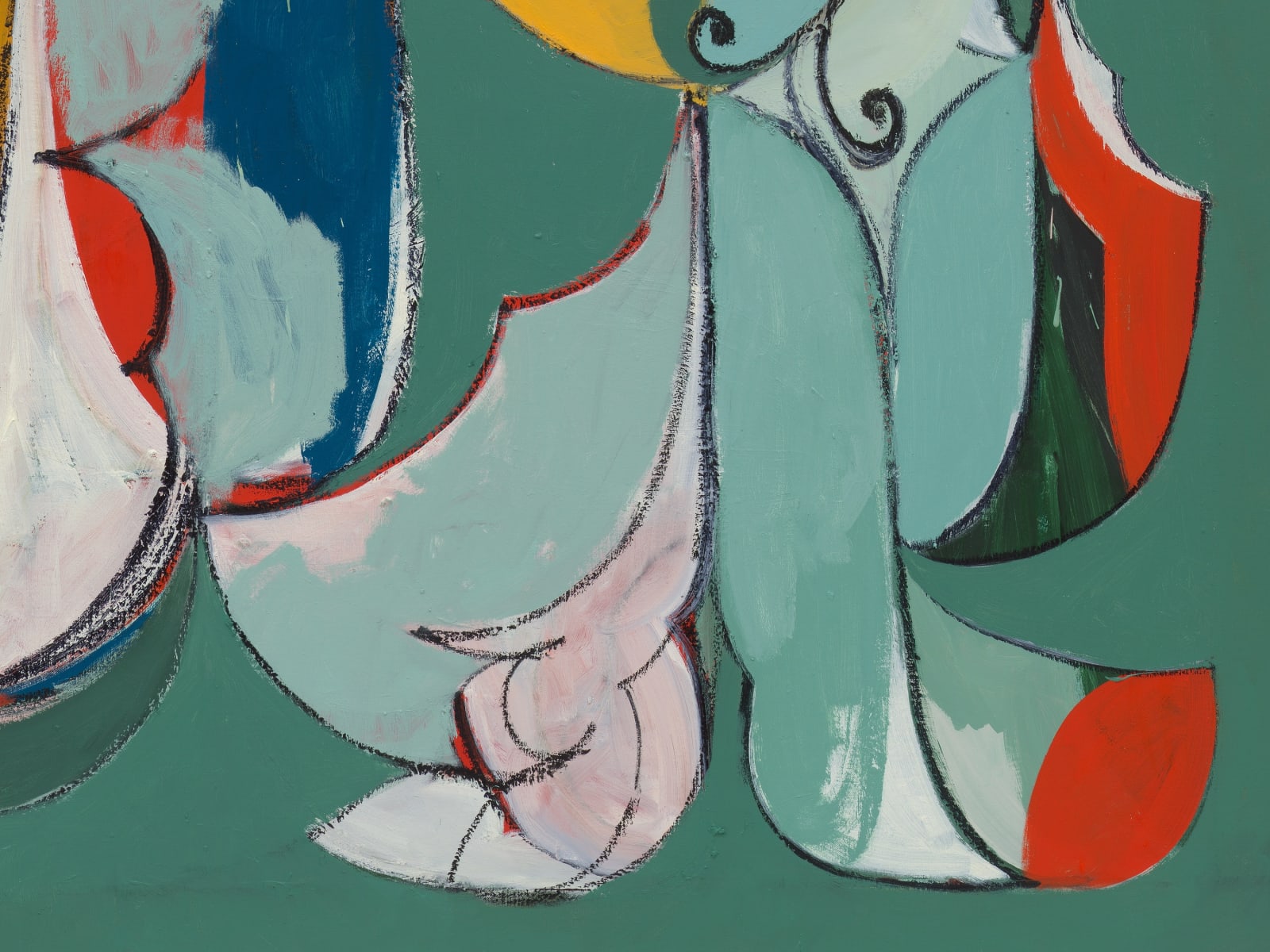 Kamrooz Aram, Untitled (Arabesque Composition), 2022-2023