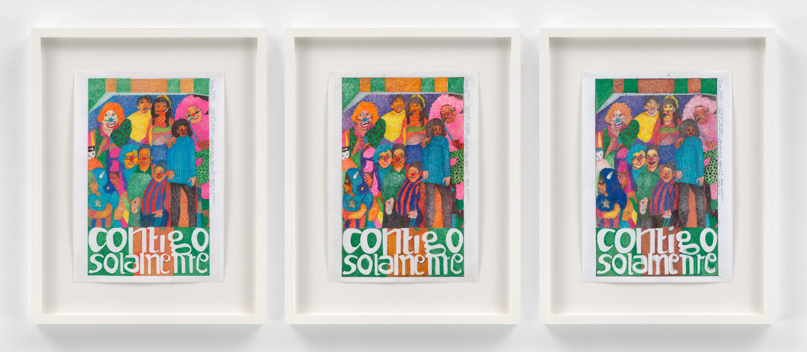 Teresa Burga, Untitled (contigo...) final de la obra - octuber 2013 - viernes 18 - hora: - 08:06 P.M., 2013