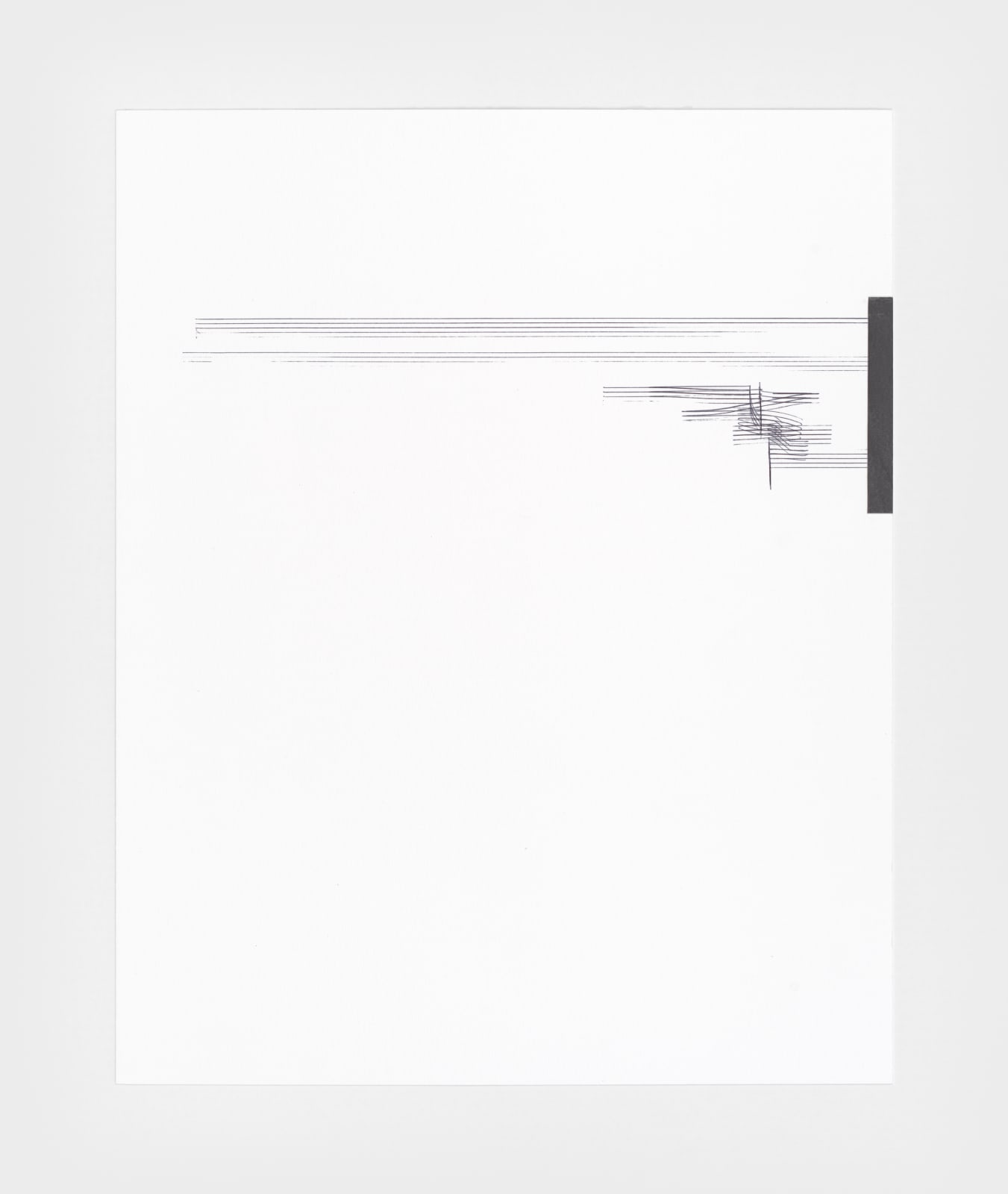 Jennie C. Jones, Graphite Score, 2021