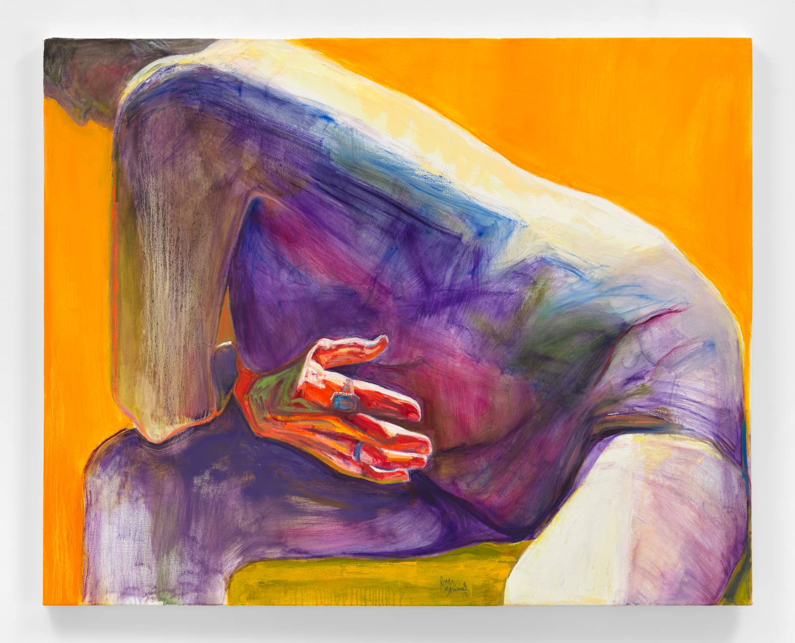 Joan Semmel, Red Hand, 2019