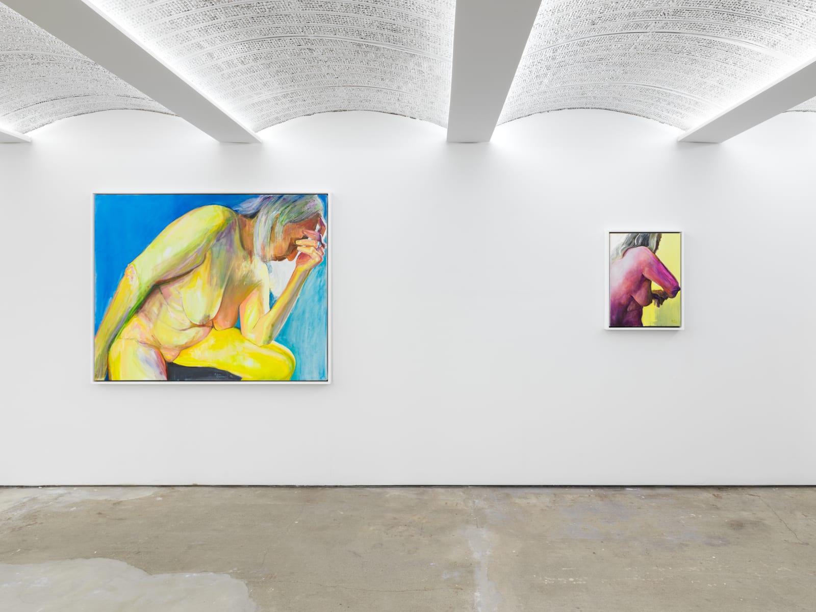 Joan Semmel, White Hair, 2020