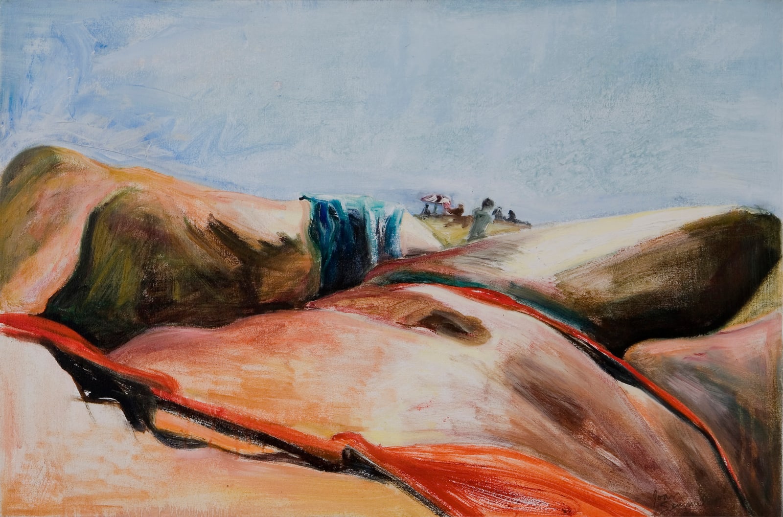Joan Semmel, Double Torso, 1987